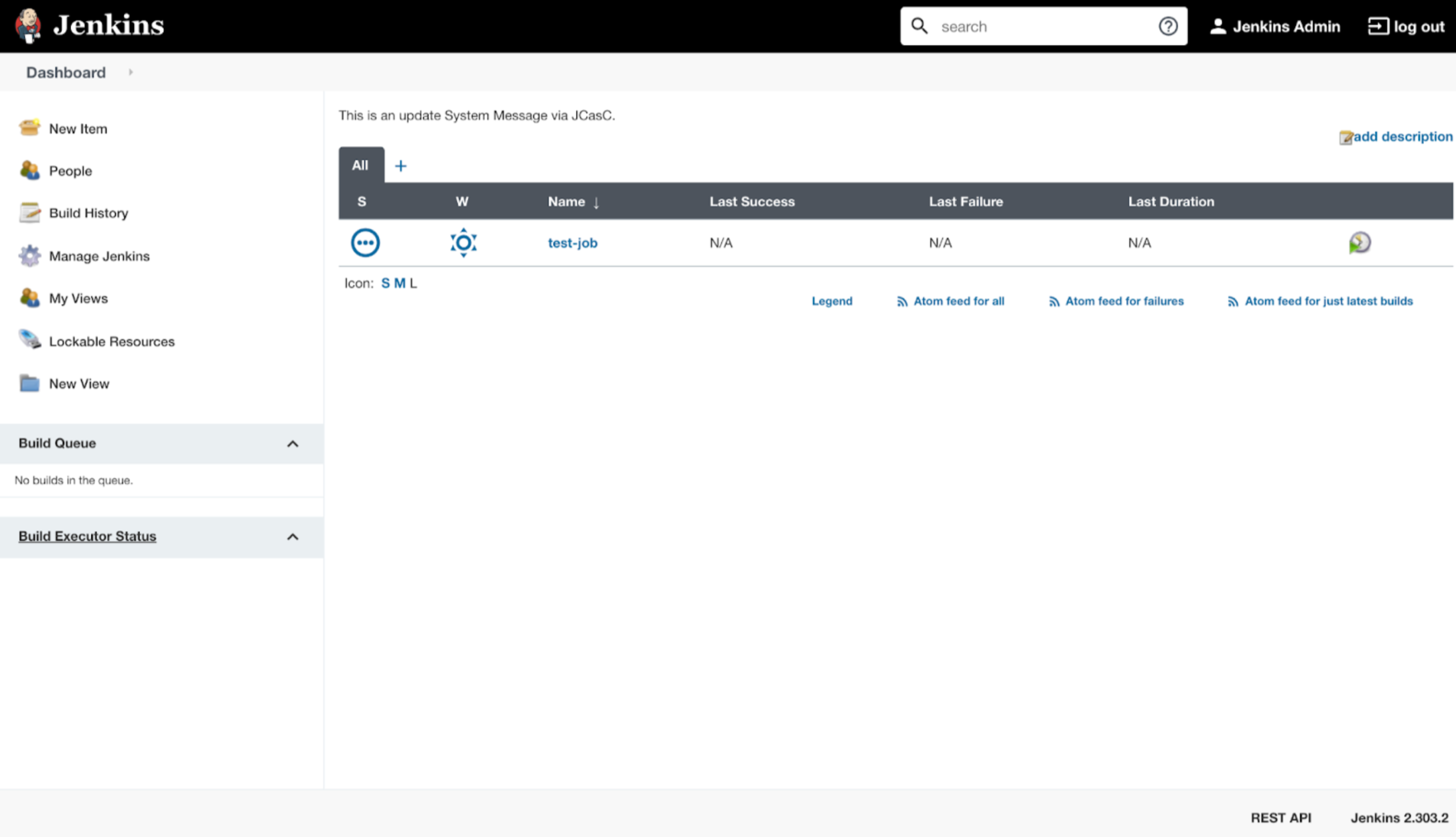 Jenkins Configuration as Code (JCasC) on